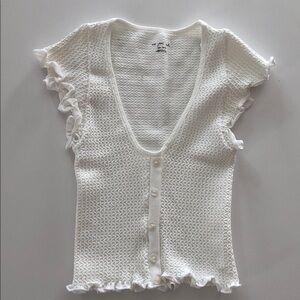 Urban Outfitters Out from Under Ida Seamless Top White Size XS Coastal